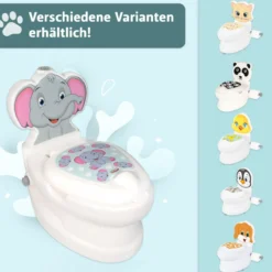 Töpfchen mit Spülgeräusch Elefant, Kindertoilette