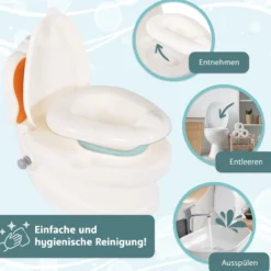 Töpfchen mit Spülgeräusch Hund, Kindertoilette