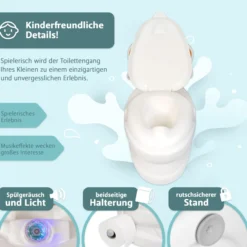 Töpfchen mit Spülgeräusch Hund, Kindertoilette