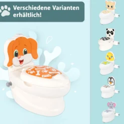 Töpfchen mit Spülgeräusch Hund, Kindertoilette
