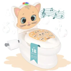 Töpfchen mit Spülgeräusch Katze, Kindertoilette
