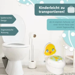 Töpfchen mit Spülgeräusch Küken, Kindertoilette