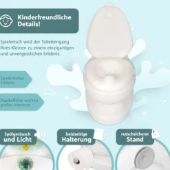 Töpfchen mit Spülgeräusch Küken, Kindertoilette