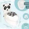 Töpfchen mit Spülgeräusch Panda, Kindertoilette