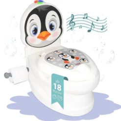 Töpfchen mit Spülgeräusch Pinguin, Kindertoilette