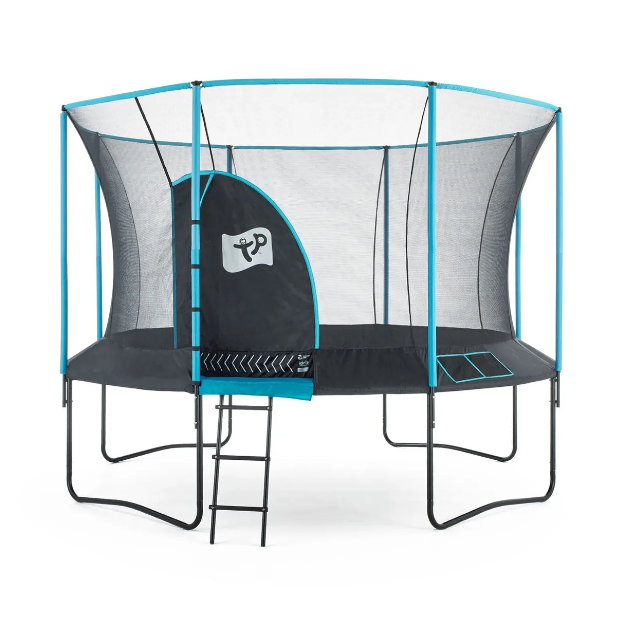 TP Toys Genius 12 Trampolin blau/schwarz Ø366 cm