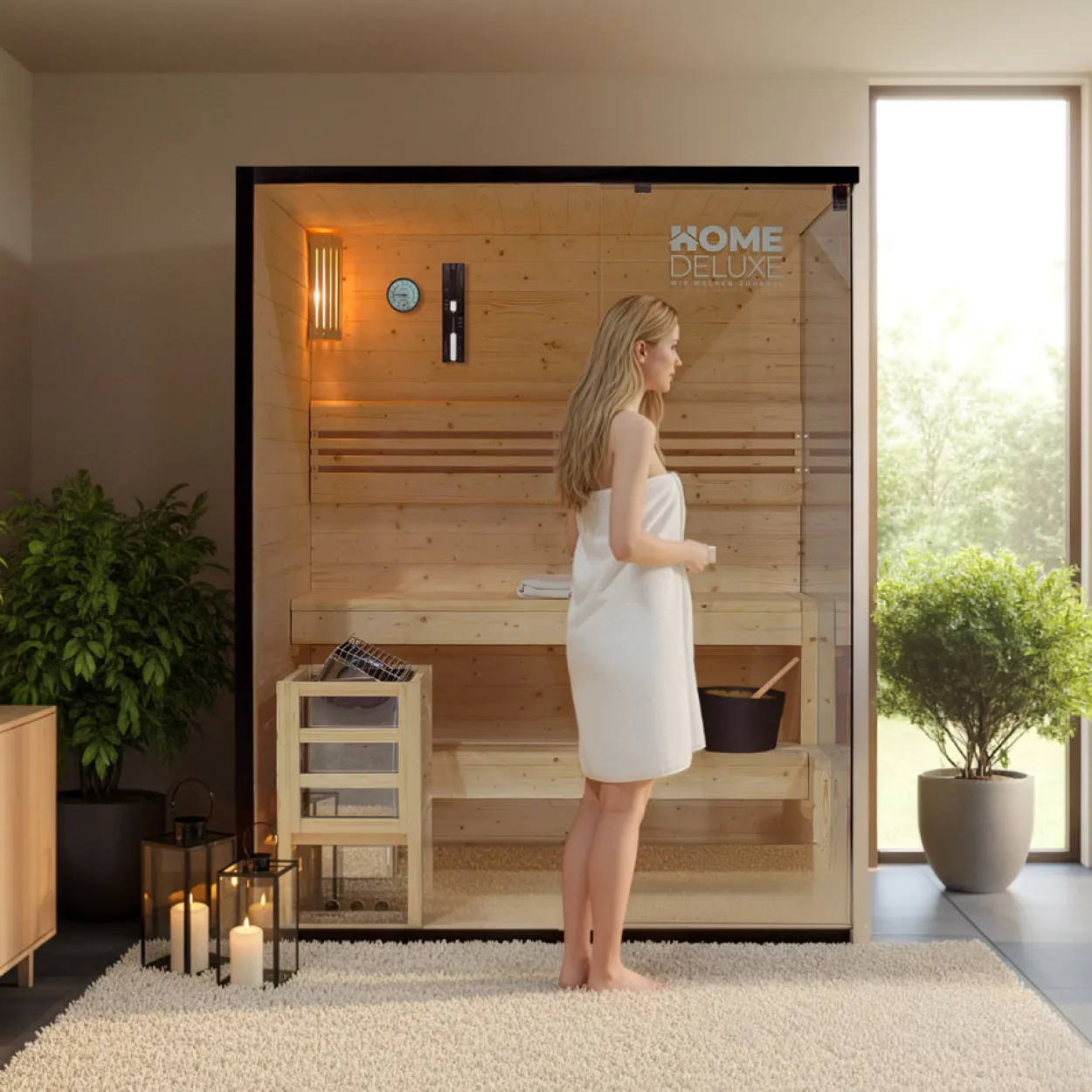 Traditionelle Sauna SHADOW - L