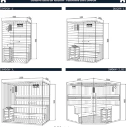 Traditionelle Sauna SHADOW - M