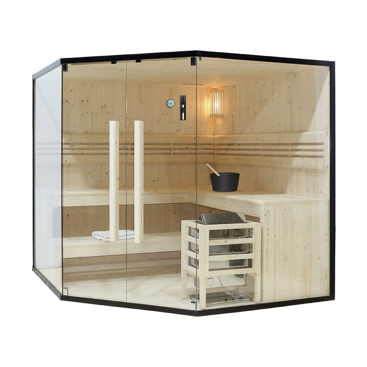 Traditionelle Sauna SHADOW - XL BIG