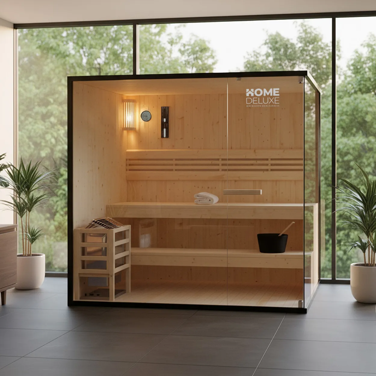 Traditionelle Sauna SHADOW - XL