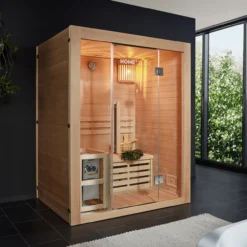 Traditionelle Sauna SKYLINE L - 150 x 120 cm