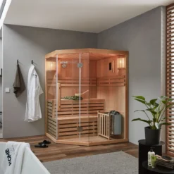 Traditionelle Sauna SKYLINE XL - 150 x 150 cm