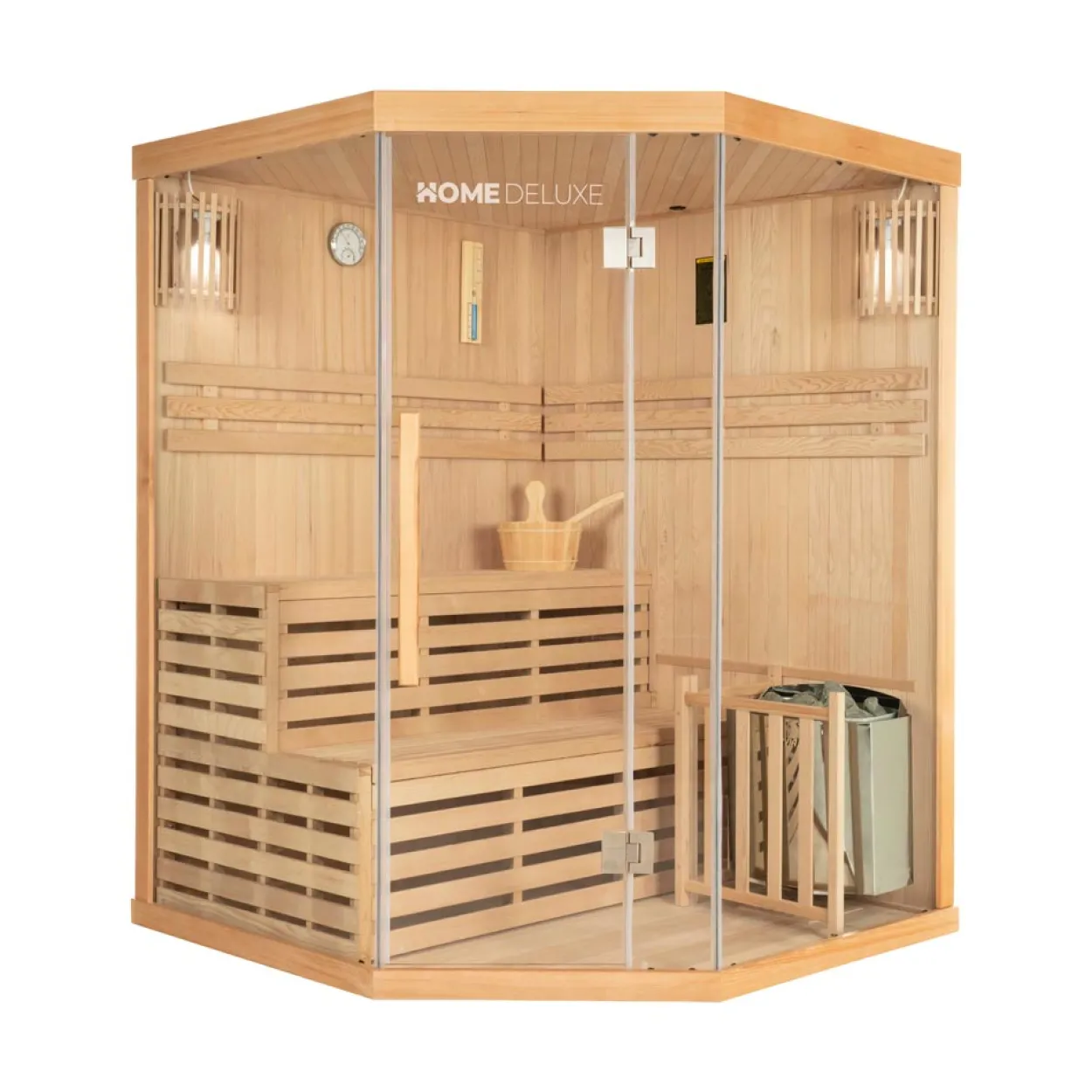 Traditionelle Sauna SKYLINE XL - 150 x 150 cm