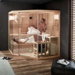 Traditionelle Sauna SKYLINE XL BIG 200 x 200 cm