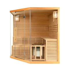 Traditionelle Sauna SKYLINE XL BIG 200 x 200 cm