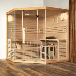 Traditionelle Sauna SKYLINE XL BIG 200 x 200 cm