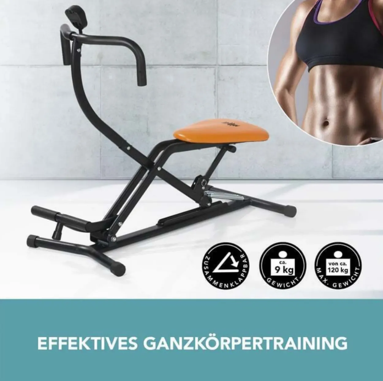 Trainingsgerät Crunch & Glide - Kräftigung mit dem Eigengewicht