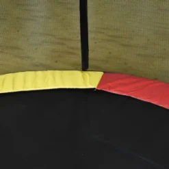 Trampolin Randabdeckung Sicherheitsnetz Wetterplane Leiter 8ft 10ft 12ft 15ft (Randabdeckung: Ø 244cm-Bunt)