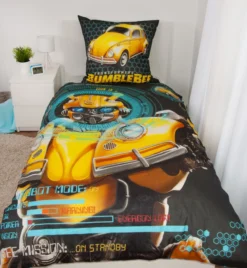 Transformers Bumblebee Bettwäsche Größe 80x80 + 135x200 cm
