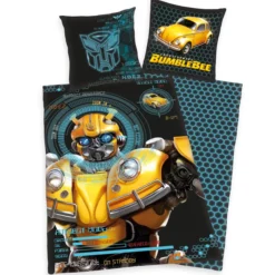 Transformers Bumblebee Bettwäsche Größe 80x80 + 135x200 cm
