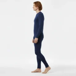 Trends4Cents Gaubert Herren Thermo-Unterwäsche Set , Größe XXL – mit Merinowolle Navy