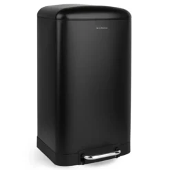 Tret-Mülleimer 30L N°705, Schwarz