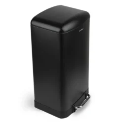 Tret-Mülleimer 30L N°705, Schwarz