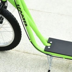 Tretroller Kinderroller Scooter Cityroller Luftreifen verstellbar Grün