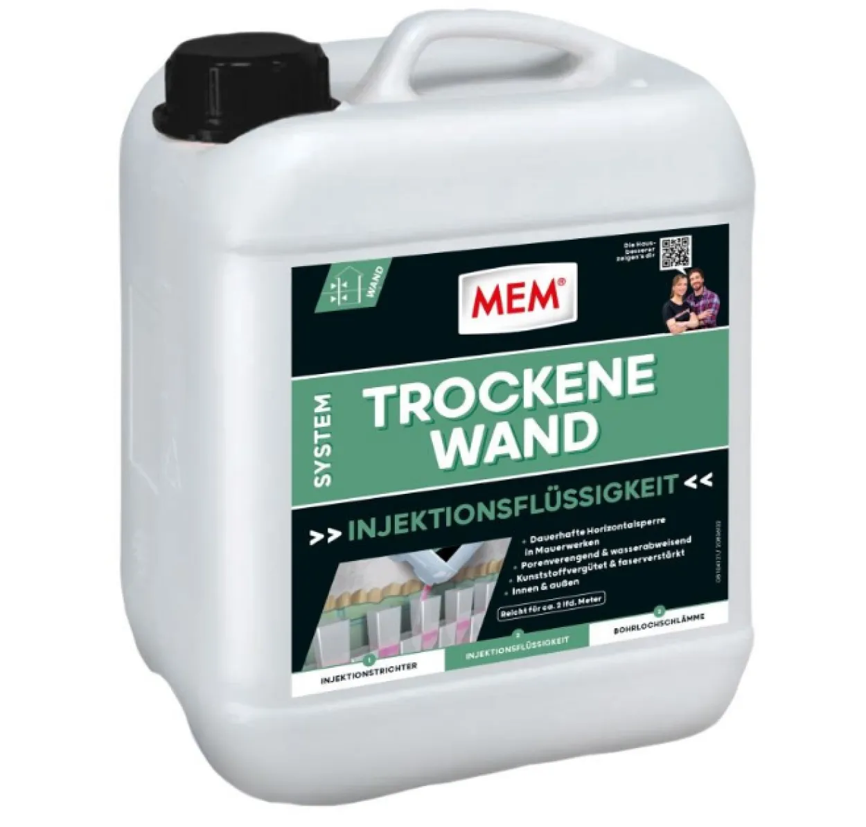 Trockene Wand Injektionsflüssigkeit 10L