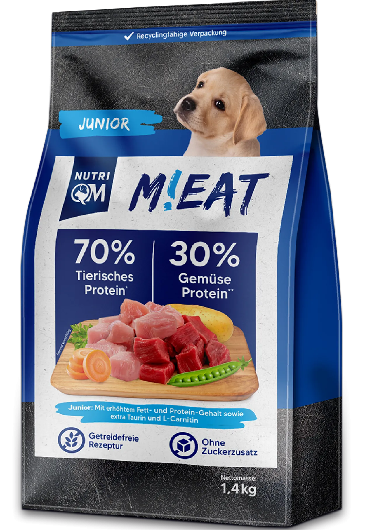 Trockenfutter M!eat Junior 5 x 1,4kg