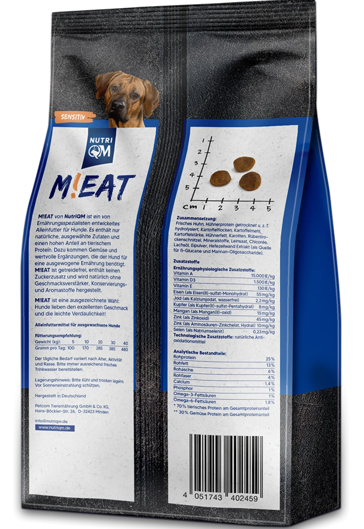 Trockenfutter M!eat Sensitiv 5 x 1,4 kg