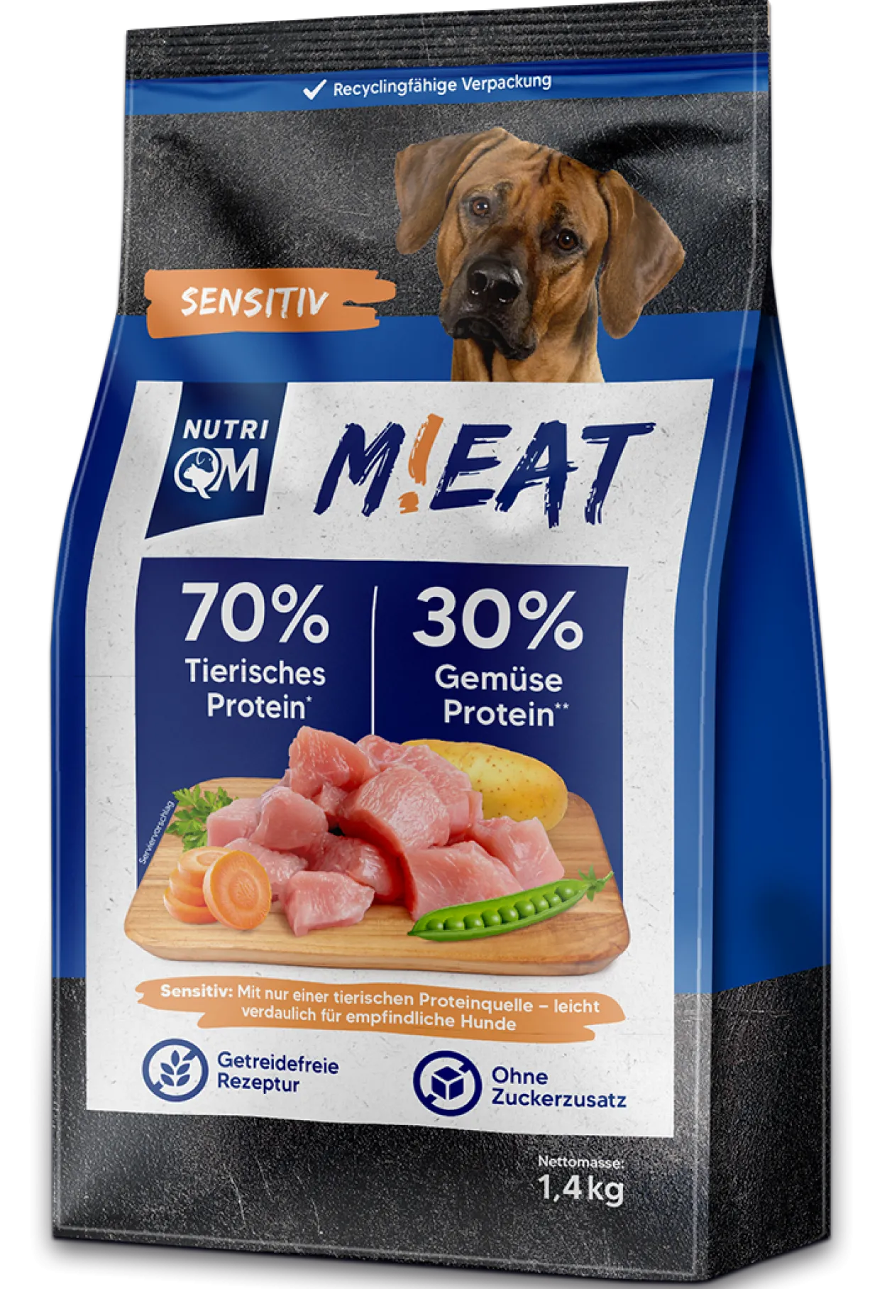 Trockenfutter M!eat Sensitiv 5 x 1,4 kg
