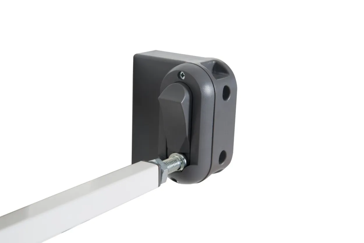 Türschutzgitter 'Easy Step', Metall Schutzgitter weiß, extra hoch, variable Breite 60-97cm