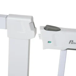 Türschutzgitter, Treppengitter, 75-96 cm Hundegitter ohne Bohren, Stahl