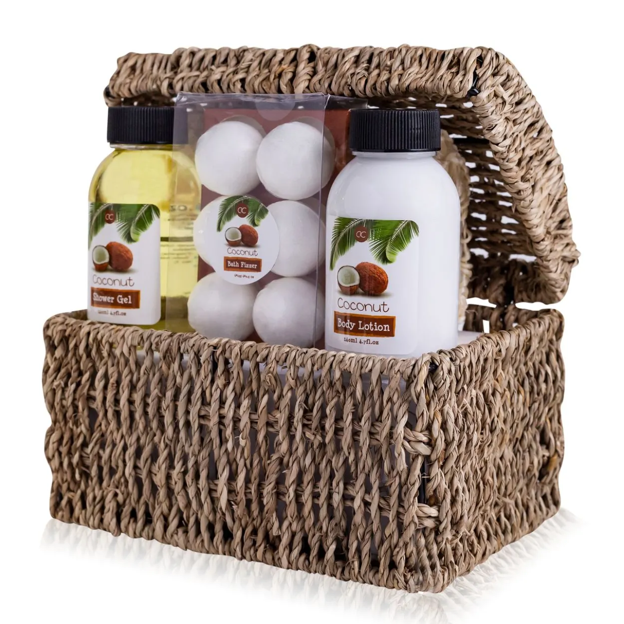 Truhe COCONUT in Seegrastruhe