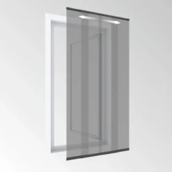 Türvorhang Teleskop 120cm anthrazit