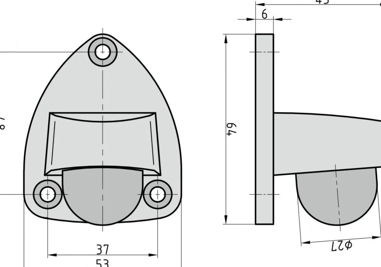 TS 22 Boden-Türstopper