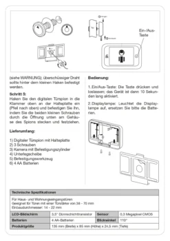 TS 700 Digitaler Türspion