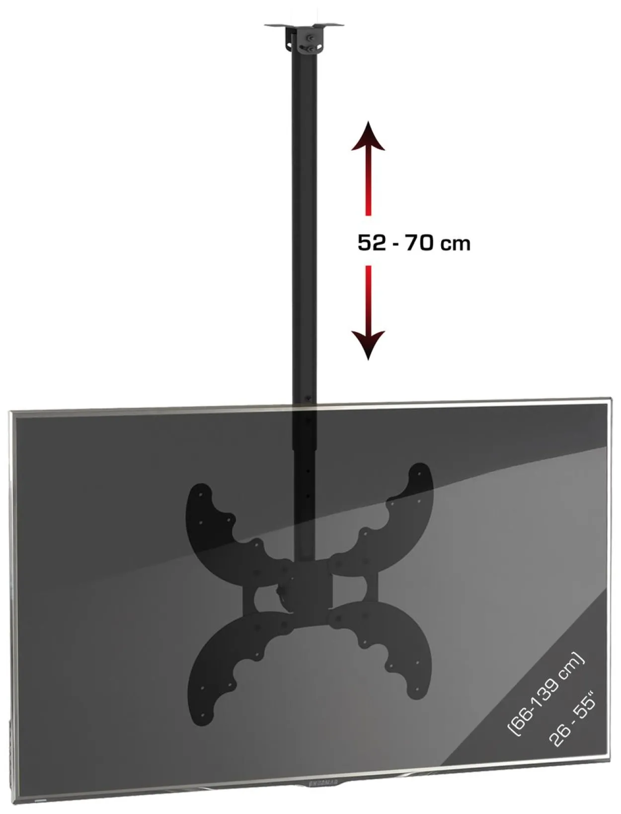 TV-Deckenhalterung "B-DX 400 Mini" Anthrazit