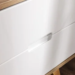 TV-Lowboard, ca. 150 x 40 x 50 cm - Weiß