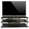 TV-Möbel "Netasa", Alu/Schwarzglas