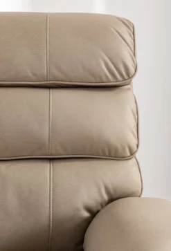 TV-Relaxsessel mit verstellbarer Relaxfunktion Recliner, ca. 96 x 87 x 108 cm - Beige in Lederoptik