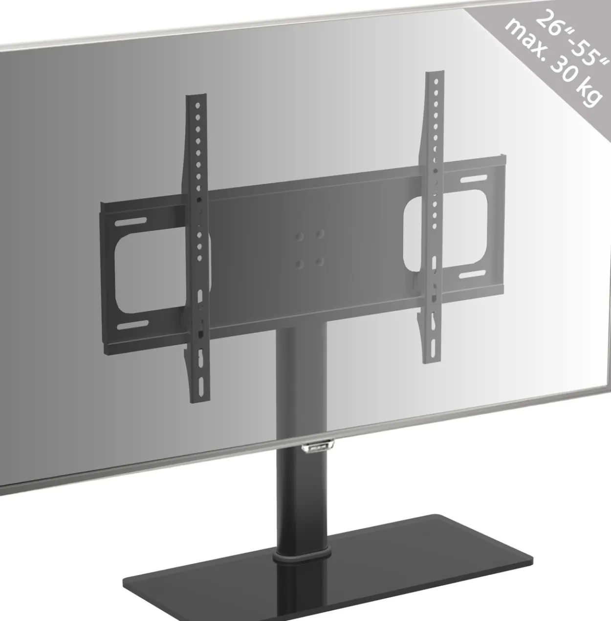 TV Tisch-Standfuß "B-TTS 600" Schwarz