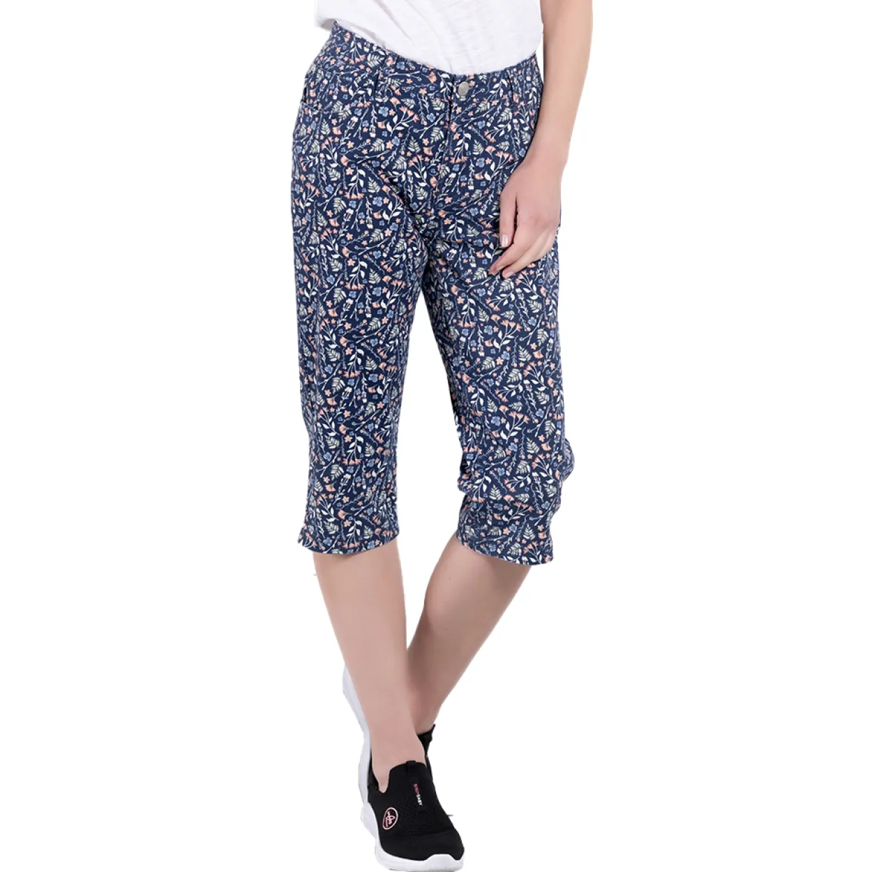 Twill-Caprihose für Damen