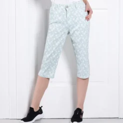 Twill-Caprihose für Damen