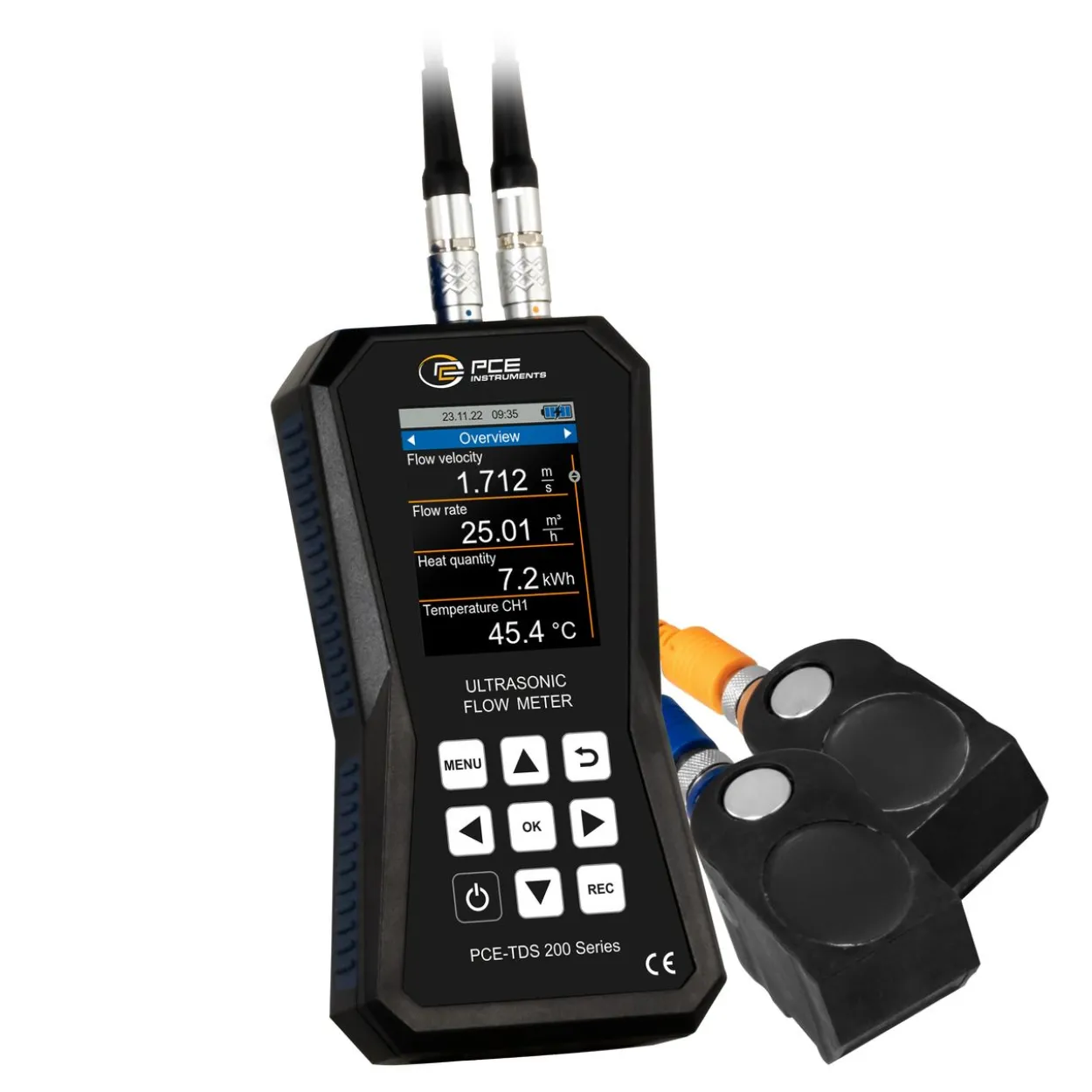 Ultraschall-Durchflussmessgerät PCE-TDS 200 M