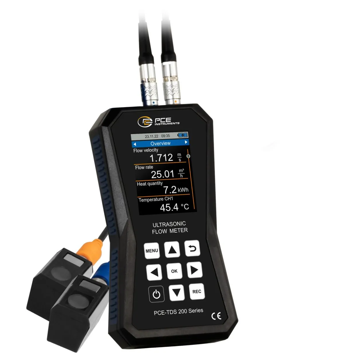 Ultraschall-Durchflussmessgerät PCE-TDS 200 S