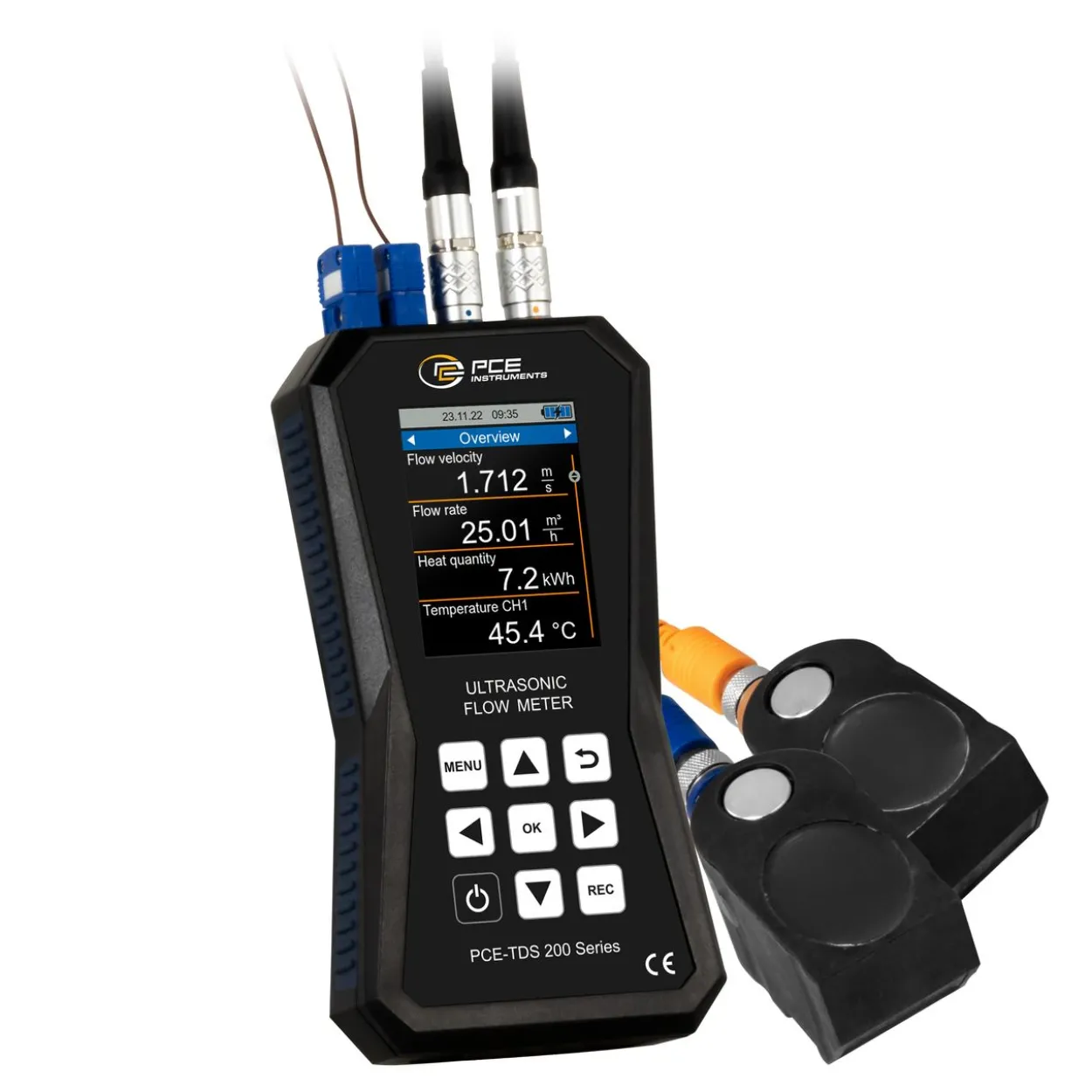 Ultraschall-Durchflussmessgerät PCE-TDS 200+ M
