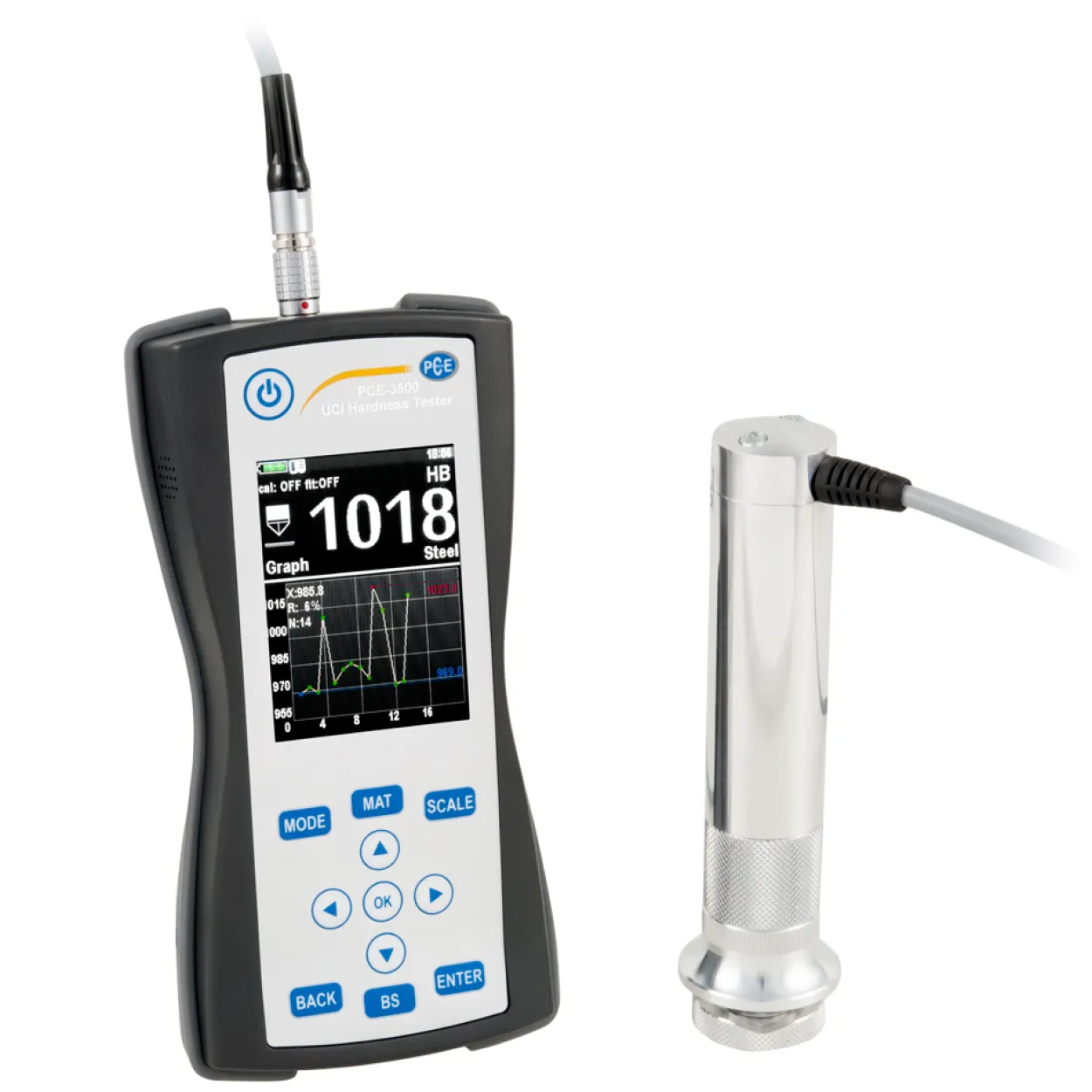 Ultraschall-Härteprüfgerät PCE-3500-10