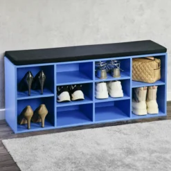 Universal-/ Schuhschrank mit Sitzkissen